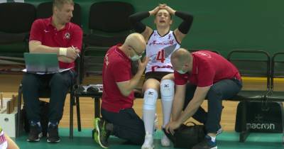 Боль и слёзы: волейболистка "Локомотива" Горбачёва получила травму во время матча (видео)