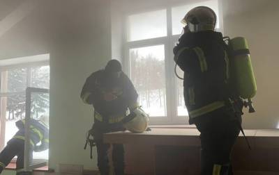 В Ровно горело здание ОГА
