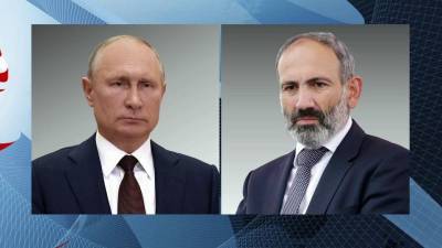 Владимир Путин провел телефонный разговор с премьер-министром Армении Николом Пашиняном