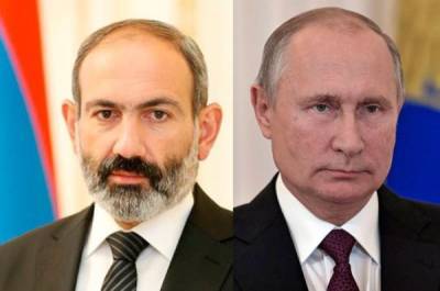Пашинян сообщил Путину о неполном выполнении Баку соглашений по Карабаху