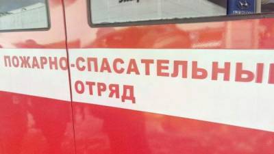 Самарские пожарные тушат торговый павильон на площади 1,5 тыс. квадратных метров