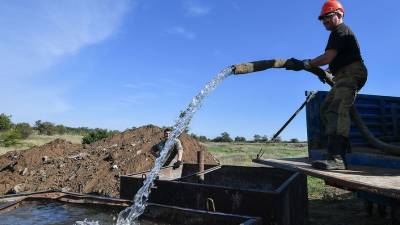 Украина намерена перекрыть подачу воды в Крым с помощью дамбы