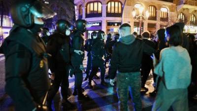 Акция в Мадриде переросла в беспорядки