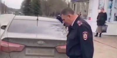 В Луганске сняли видео, как подполковник ЛНР садился пьяным за руль - ТЕЛЕГРАФ