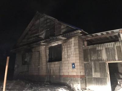 Двое детей стали жертвами пожара в жилом доме в Пермском крае
