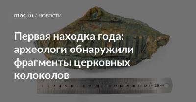 Петр I - Первая находка года: археологи обнаружили фрагменты церковных колоколов - mos.ru - Находки