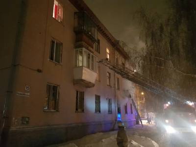 В Челябинской области произошел пожар в многоквартирном доме