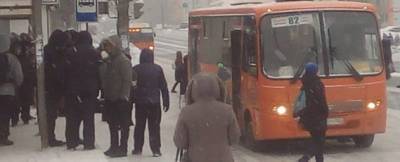 В Нижнем Новгороде из-за сильных морозов в рейс не вышли 50 автобусов