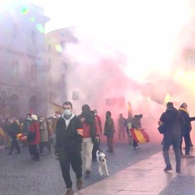 В ходе беспорядков в Испании задержаны несколько десятков человек