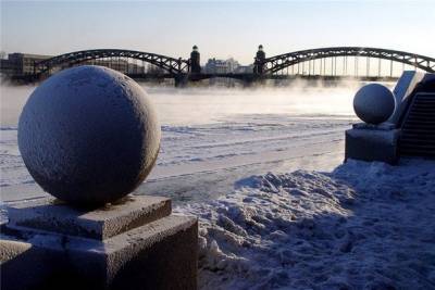 В Петербурге зафиксировали самую низкую температуру воздуха с начала зимы
