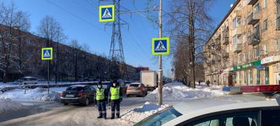 Инспекторы Петрозаводска поймали более 20 пешеходов-нарушителей за сутки