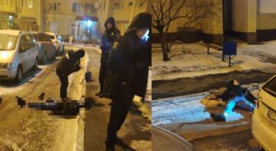 Выбросился с балкона: в Харькове возле жилого дома жители обнаружили тело мужчины, фото
