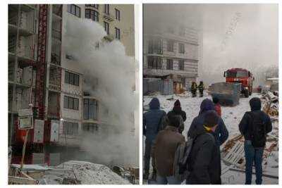 Пожар охватил высотку в Одессе, на пятом этаже найдено тело: видео несчастья
