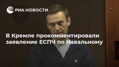 В Кремле прокомментировали заявление ЕСПЧ по Навальному
