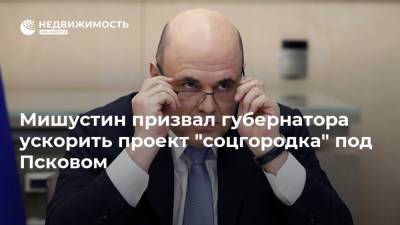 Мишустин призвал губернатора ускорить проект "соцгородка" под Псковом