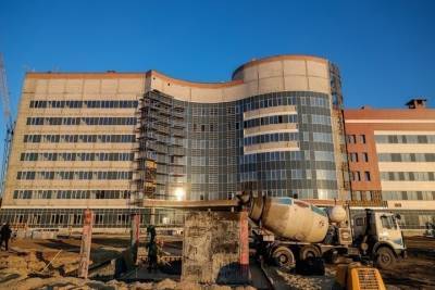 Строительство нового корпуса онкодиспансера в Волгограде завершили на 62%