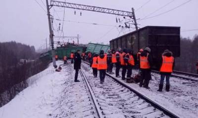 В Амурской области с рельсов сошли 25 вагонов грузового поезда