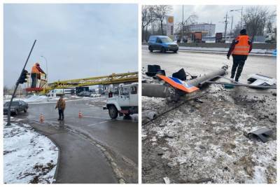 Водитель иномарки снес все на своем пути: кадры разрушительной аварии на въезде в Одессу