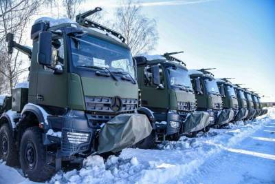 Армии Литвы передано 15 немецких грузовиков спецназначения