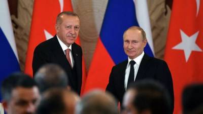 Пресс-служба Кремля рассказала о деталях разговора Путина и Эрдогана