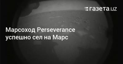 Марсоход Perseverance успешно сел на Марс
