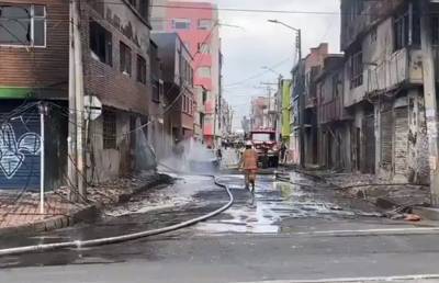 В Колумбии на складе чистящих средств прогремел мощный взрыв