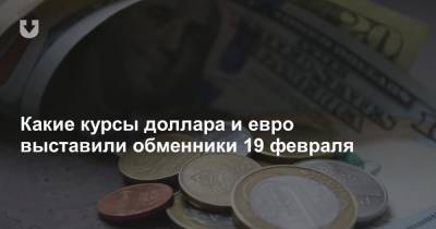 Какие курсы доллара и евро выставили обменники 19 февраля - news.tut.by - Белоруссия