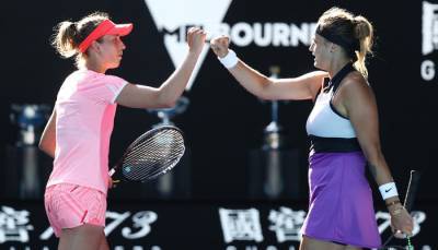 Соболенко и Мертенс выиграли парный турнир Australian Open