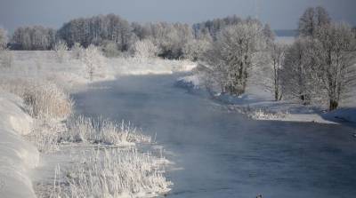 ФОТОФАКТ: Температура воздуха утром в Гродненской области опустилась до -19°С
