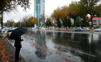 Дождливые выходные. Узгидромет пообещал узбекистанцам сильный ветер и осадки в ближайшие дни
