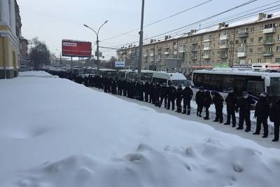 Новосибирское МВД засекретило число полицейских, вышедших на акции протеста