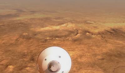 Видео дня: американский марсоход Perseverance садится на Красную планету