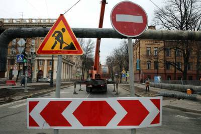 На нескольких улицах Петербурга до марта будет ограничено движение
