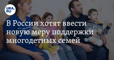 В России хотят ввести новую меру поддержки многодетных семей