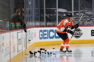 В НХЛ сыграл еще один белорус — Максим Сушко дебютировал за «Филадельфию»