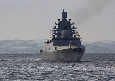Испытывающий «Цирконы» фрегат «Адмирал Горшков» вышел в Баренцево море