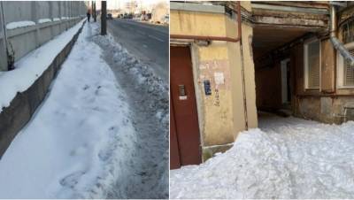 Петербуржцы завалили Смольный жалобами на неубранный снег