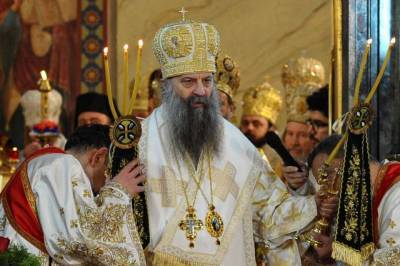 В Сербии на престол вступил новый патриарх Порфирий