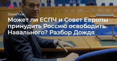 Может ли ЕСПЧ и Совет Европы принудить Россию освободить Навального? Разбор Дождя