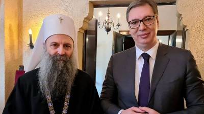 Президент Сербии поздравил нового главу СПЦ