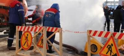 Авария на теплосетях Петрозаводска устранена, началось подключение жилых домов