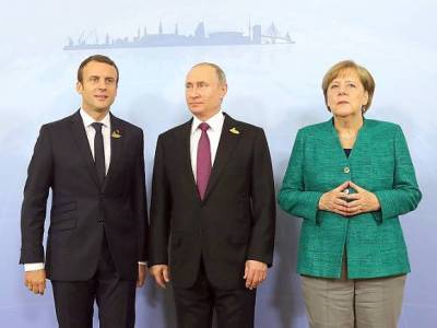 Меркель и Макрон высказались по поводу «стратегии отношений» с Россией