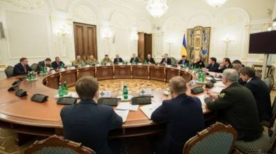 СНБО Украины принял "секретное решение" по Донбассу