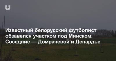 Знаменитый белорусский футболист обзавелся участком в престижном месте под Минском