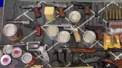 Пушку и 35 килограммов взрывчатки нашли у подпольных оружейников