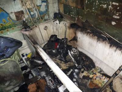 В Уфе из-за загоревшейся стиральной машины в больницу попали два человека