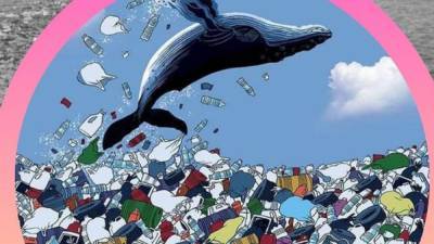 В Киеве появится гигантская медиа-скульптура кита: он будет показывать экологическое состояние