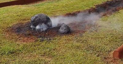 NASA собиралась изучать падения "метеорита" на школьный двор в Австралии: это оказалось экспериментом учеников
