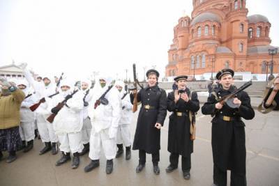 В Волгограде повторили Митинг Победителей 1943 года