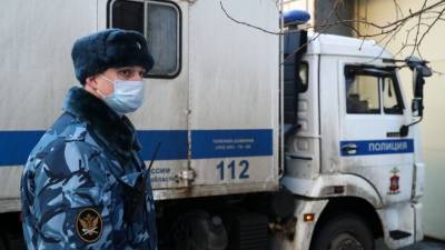 Задержания возможных участников незаконной акции проходят у Мосгорсуда